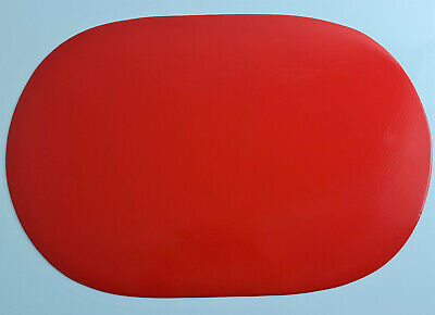 d-c-table® Tischset Platz-Set abwischbar 4 er Set Rot ca 30-45 cm 