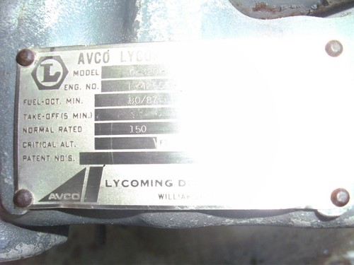 LYCOMING 0320 - Picture 3 of 3
