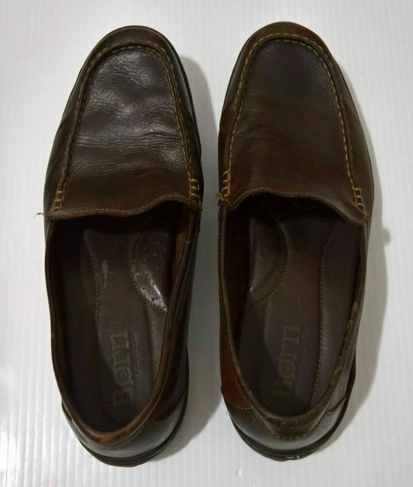 Born Men\'s‎ Brown Leather Loafers Size 10.5 BORN Men main image 4