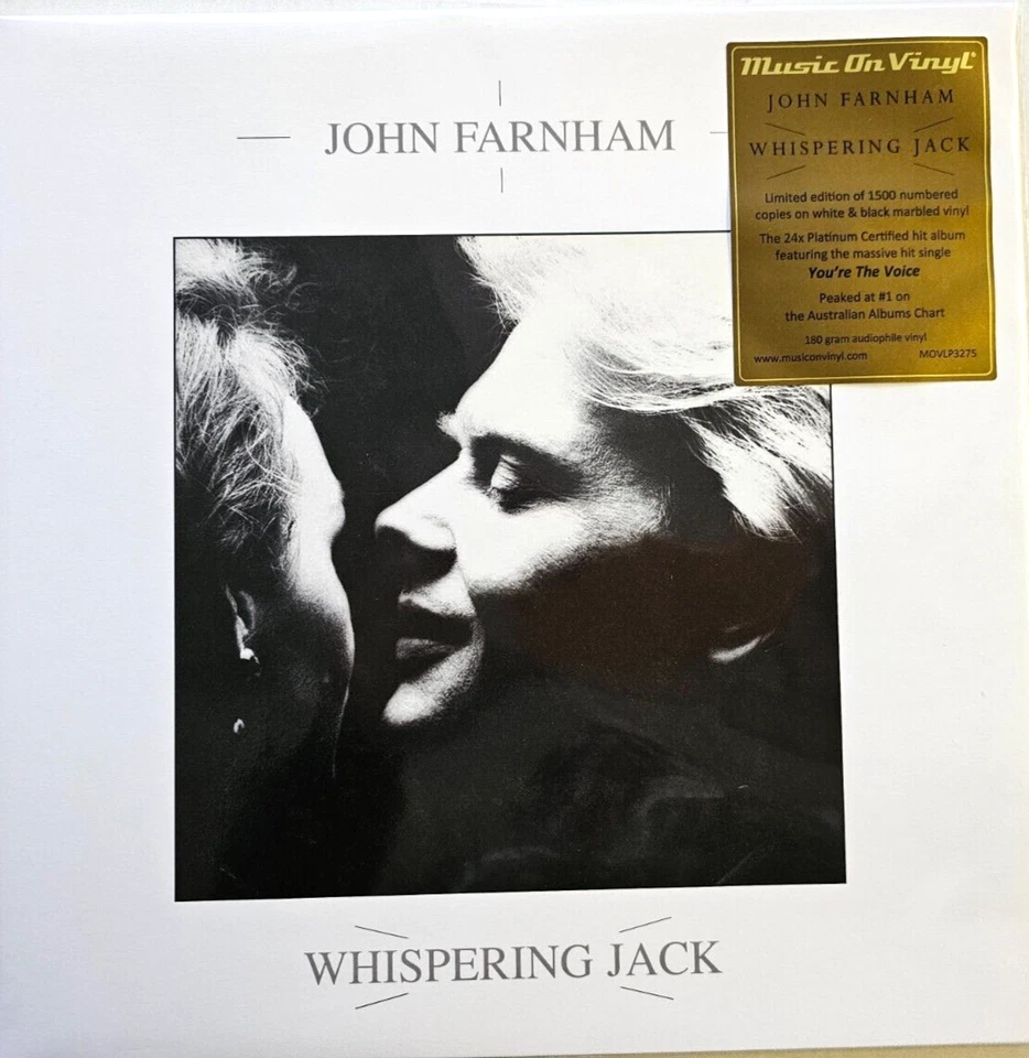 John Farnham Whispering Jack limited numbered marbled LP Album vinyl record NEW Foto 3 de 4