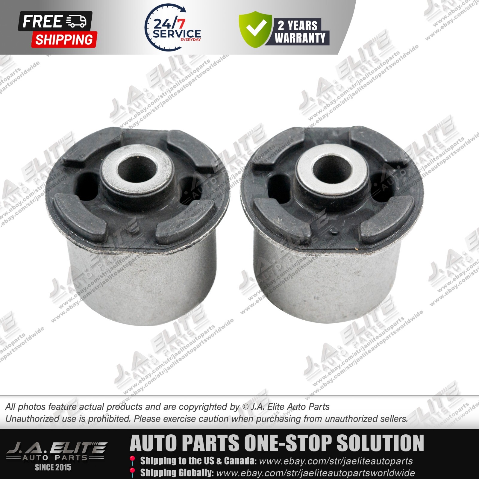 2pcs Front Upper Control Arm Bushing fit Maserati Levante, 670031994 670031995