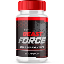 Beast Force Male Support Vitamin Max Strength Supplement for Men 60 Capsules