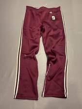 VTG Early 80s Champion Warm Up Sweatpants Medium Burgundy Made In USA 9