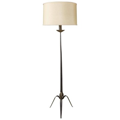 FRENCH WROUGHT IRON FLOOR LAMP