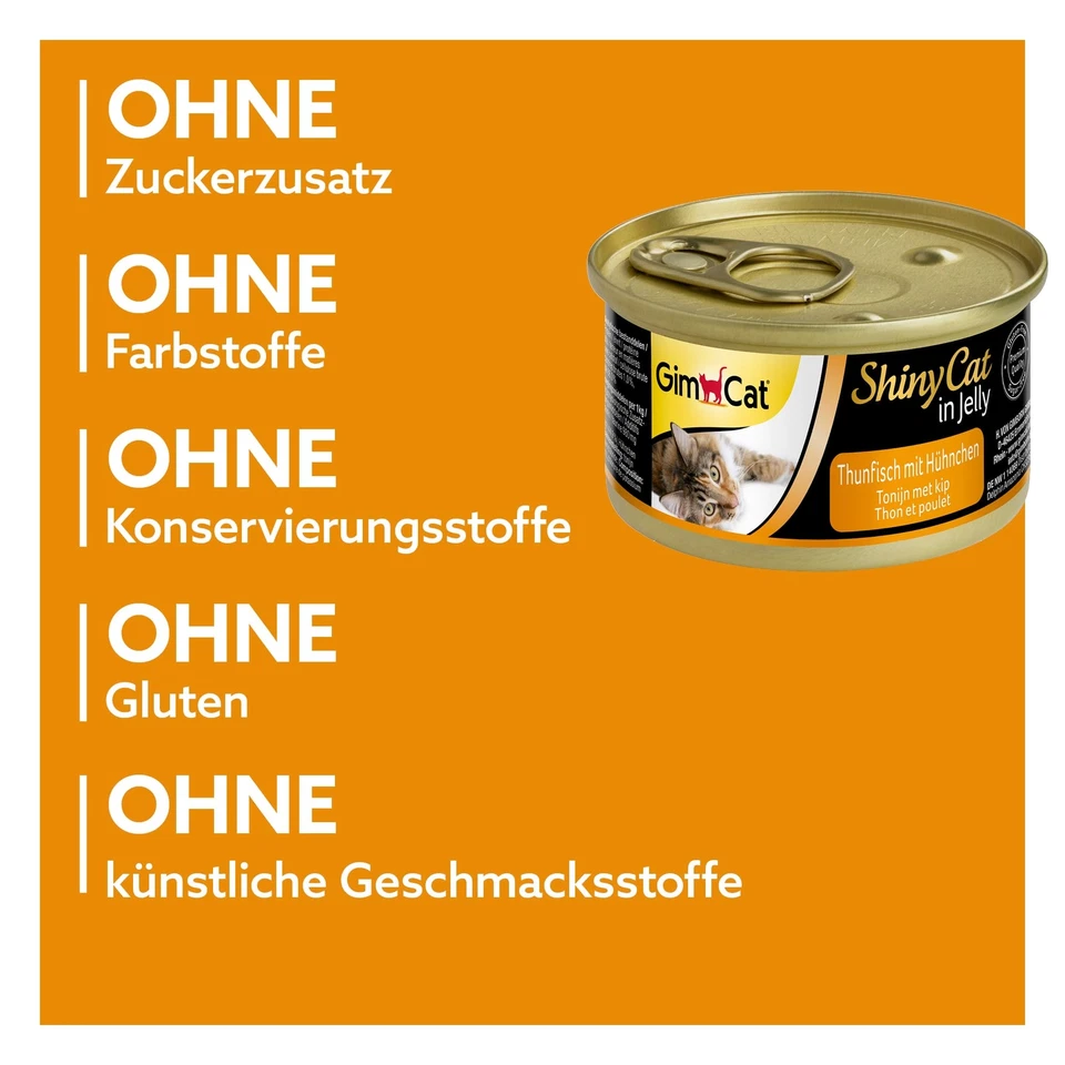 ShinyCat in Jelly Thunfisch mit Hühnchen - Nassfutter mit Fisch und Taurin fü... - Bild 4 von 4
