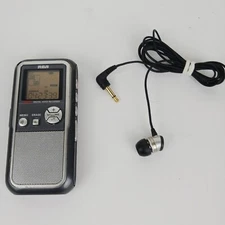 RCA Silver Digital Voice Recorder Dictaphone 64MB  With Earphone Model RP5022B