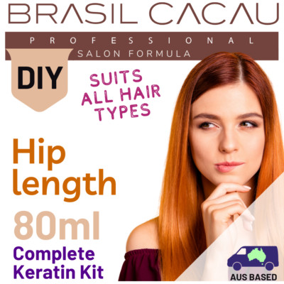 DIY Home Brazilian Keratin Treatment Original Brasil Cacau Professional-80ml Kit