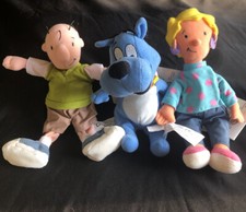 Disney Store DOUG PATTI  PORK CHOP Plush Bean Bag Beanie Babies Lot of 3