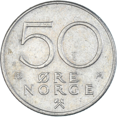1340792] Coin, Norway, 50 Öre, 1975 | eBay