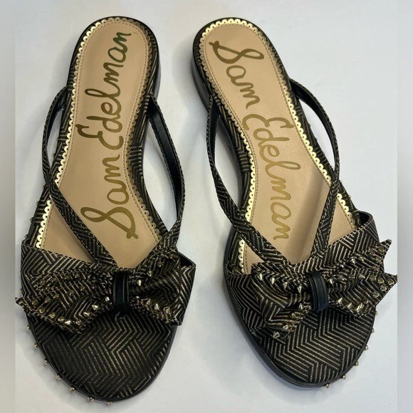 Sam edelman dariel bow sandal black clearance