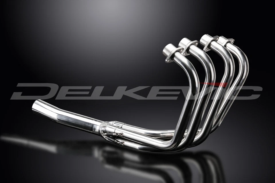 Suzuki GS750 1977-1979 Delkevic Stainless Steel 4-1 Exhaust Headers Downpipes — 第 4/4 张图片