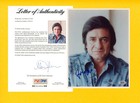 Johnny Cash Signed PSA/DNA LOA Autographed 8X10 Photo Autograph Auto PSA COA