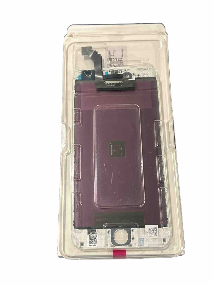 iPhone 6 Plus Digitizer (White) w/ Tempered Glass Screen Protector - Image 2 of 2