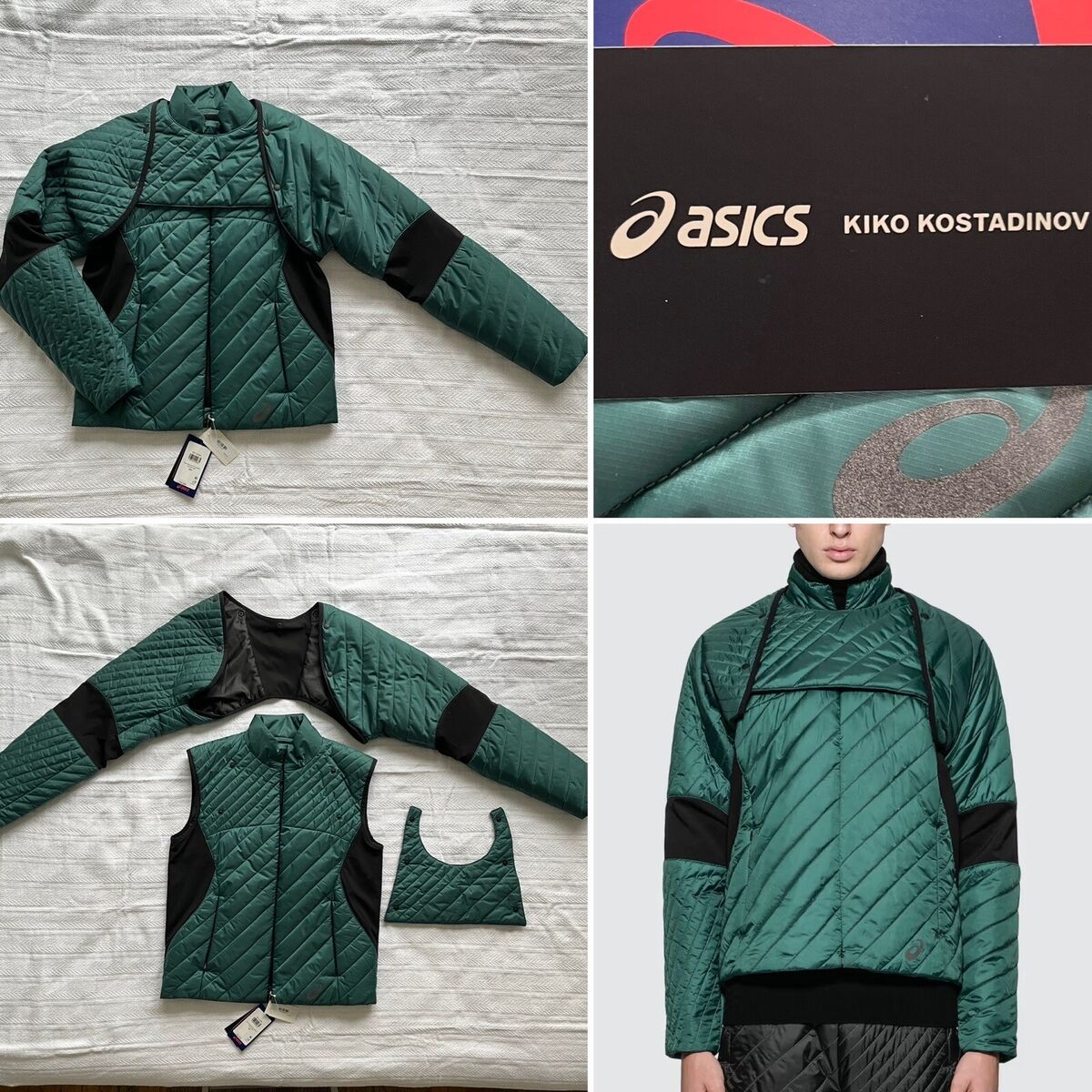 Asics Kiko Kostadinov Quilt Ripstop Insulated Jacket Small Asics Kiko Kostadinov Quilt Ripstop Insulated Jacket Small