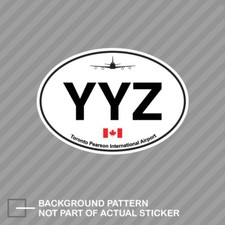 Toronto Pearson Airport Euro Oval Sticker Decal Vinyl Yyz Canada Pearson Toronto Pearson Airport Euro Oval Sticker Decal Vinyl Yyz Canada Pearson
