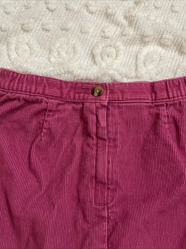 Lands Ends Preppy Pleated Corduroy Skirt Skort Girls 6X Cotton - Picture 7 of 11