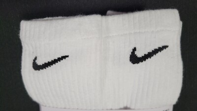 Nike Everyday Cushion Crew Socks White 6 Pack Mens Size 8-12
