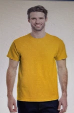 Gilden Ultra Cotton Tee T-shirt Unisex 3XL Gold New