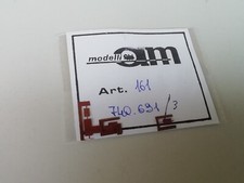 RIVAROSSI AMODELLIart161 ETICHETTE COSTRUTTORE SERIGRAFATE LOCO VAPORE 740 691/3