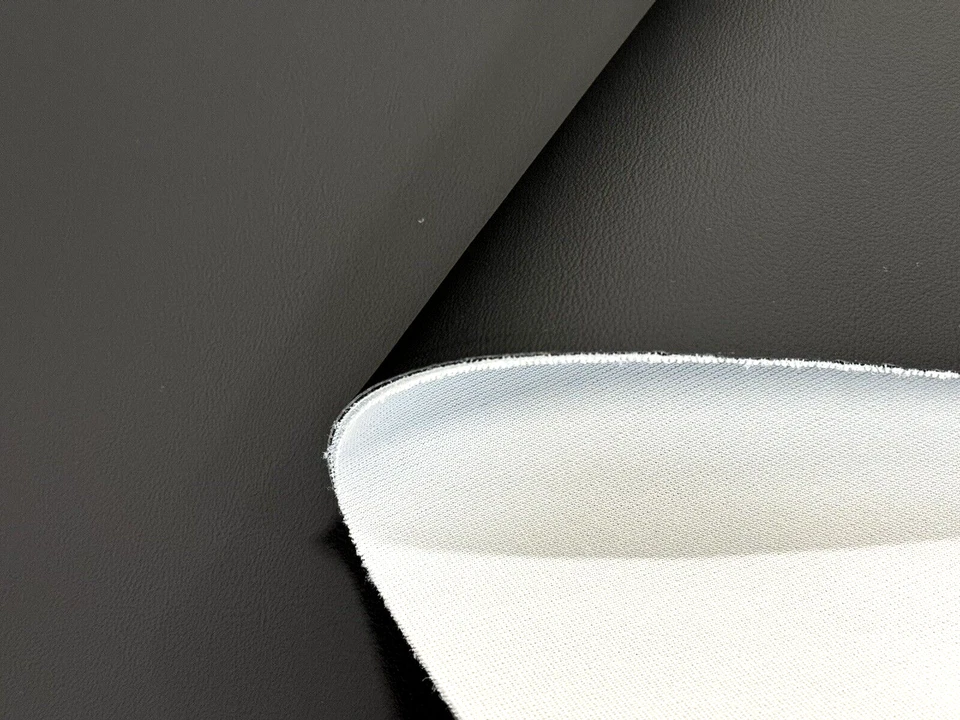 Original BMW Kunstleder Meterware SCHWARZ NAPPA mit 1mm Abstandsgewirke Rücken - Bild 2 von 4