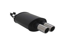 Endschalldämpfer Auspuff BMW 5er E39 Limousine 96-03 - 2x76mm SR