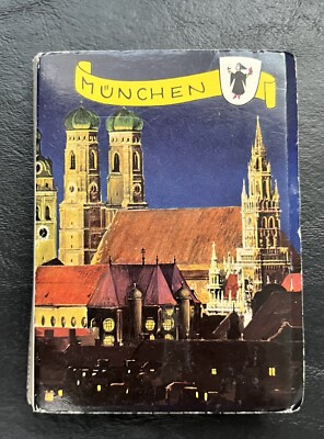 Vintage 1950s/60s Munich München  Picture Souvenir Book 20 Pictures Collectible