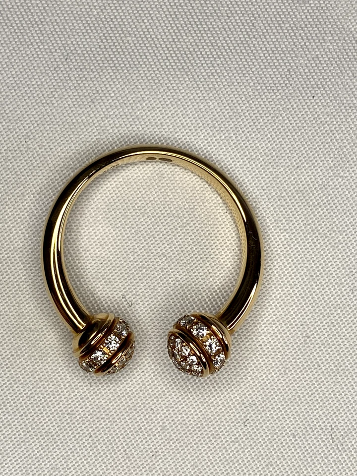 Piaget Offener Ring "Possession" aus 18k Gold, mit 58 Brillanten ca. 0,34 ct - Bild 2 von 4