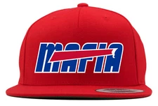 Buffalo Bills Bills Mafia Text Logo Snapback Hat