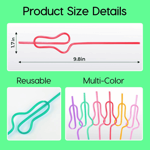 6Pcs Drink Straw for Adults Bridal Shower Birthday Party Wedding Favor Decor Bar - Picture 2 of 5