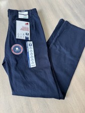 Izod Pants Youth Boys Size 16 Navy Flat Front Stretch Cotton Pants NEW with tags