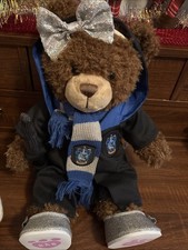 BUILD A BEAR Harry Potter Ravenclaw Brown Bear Robe Shirt Tie Sweater Scarf Wand