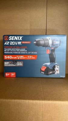 Senix X2 20V Max Brushless 1/2-inch Cordless Drill Kit
