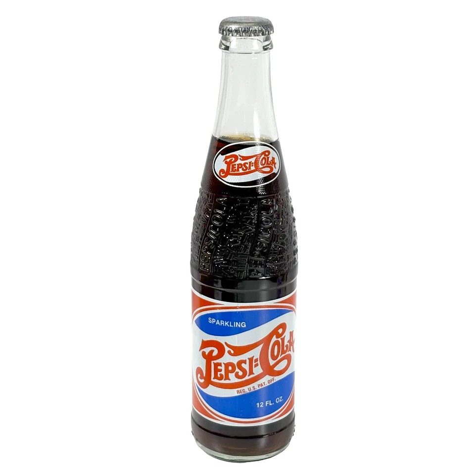 Official PEPSI Replica 1950s & 1900s Glass Bottles, Back To The Future 1955 Prop - Image 2 of 4
