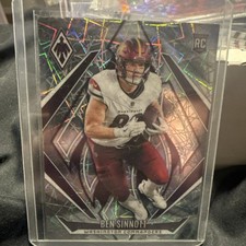2024 Panini Phoenix #157 Ben Sinnott Lazer RC WASHINGTON COMMANDERS 