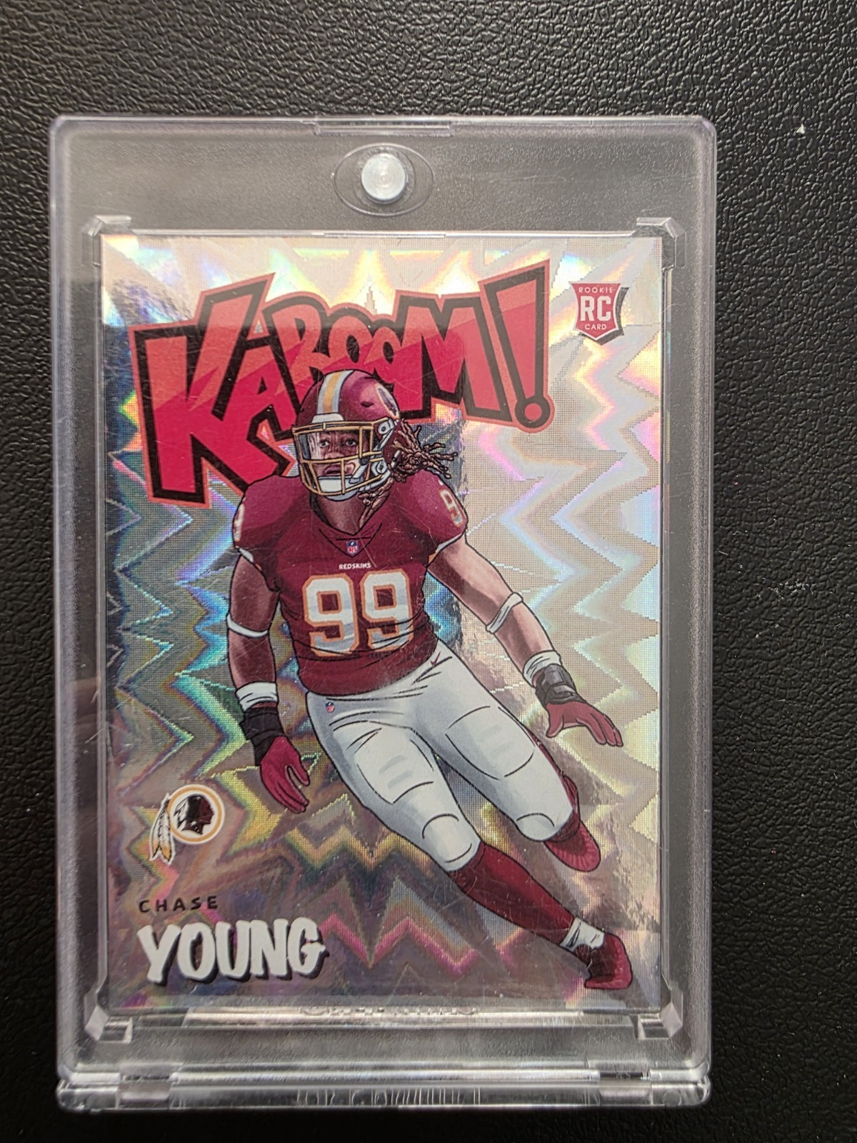 2020 Absolute - Chase Young Kaboom! #K-CY1 RC Rookie Case Hit Commanders