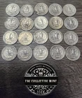 Washington Quarters Lot Of 20 90% Silver~Various Years~$5 FV~Pre 65~AU Condition
