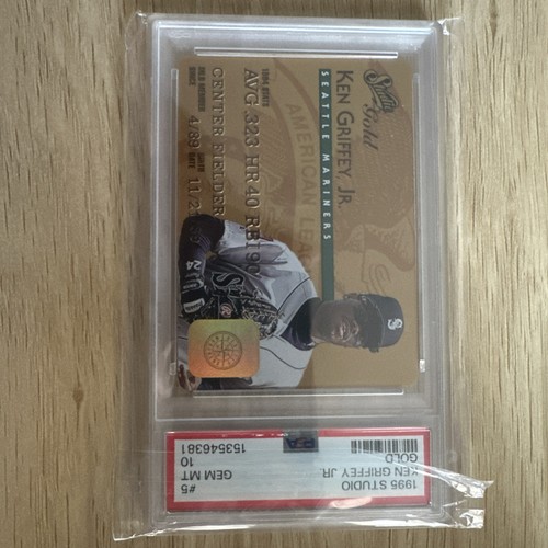 1995 Studio Ken Griffey Jr. Gold PSA 10
