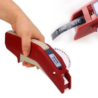 Embossing Label Maker Clear Number Letter One Hand Operation Durable ABS Label