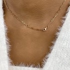 1ct Oval Pendant Necklace Rose Gold 14K Labcreated Diamond F/VS — photo 3