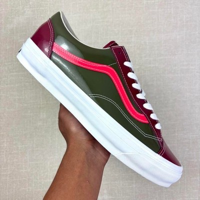   2024 Vans LX Old Skool 36  Patent Leather Bordeaux  12M