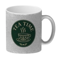 Tea Time Glitzer-Kaffeebecher Mit Teetasse FüR Tee-Liebhaber