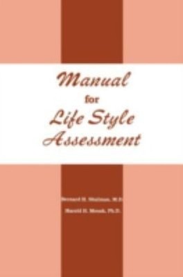Manual for Life Style Assessment Paperback Bernard H., Mosak, Har