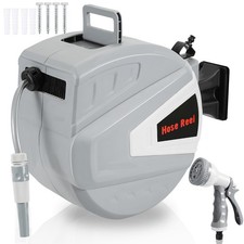 20-30m Wand-Schlauchtrommel Schlauchbox roll-up Garten Wasserschlauch