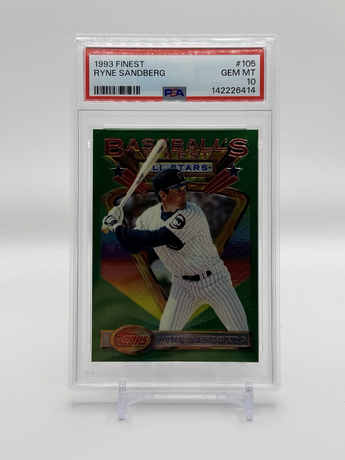 1993 Topps Finest - Baseball's Finest All-Stars Ryne Sandberg #105 PSA 10