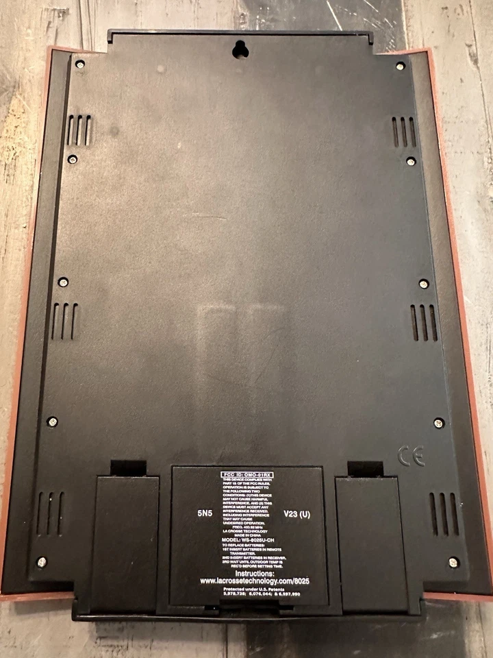 La Crosse WS-8025U-AL Weather Station Indoor Outdoor Temp Humidity Moon Phase Al - Image 4 of 4