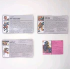 G I Joe File Card Lot Cut ARAH VTG 80s 90s Hasbro Cobra Long Arm Snake Eyes
