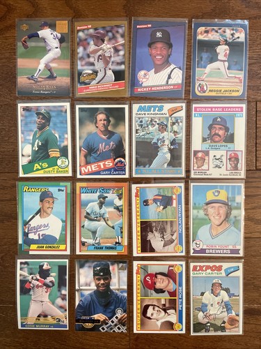 (300+) 1970s 1980s 1990s Vintage Card Collection Lot Ryan Rose Griffey Jeter HOF - Picture 3 of 15