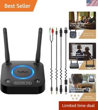 Compact Bluetooth 5.3 Transmitter for TVs - Wireless Audio Solution with Control