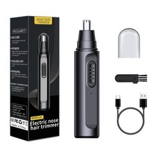Digital Nose Hair Trimmer USB-C Rechargeable Painless Ear Eyebrow Clipper Men