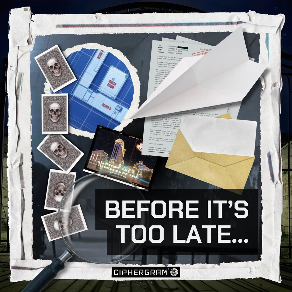 Ciphergram: At Home Escape Room – Physical & Digital Mystery in An Envelope - Image 4 of 4